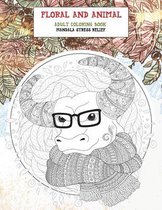 Adult Coloring Book Floral and Animal - Mandala Stress Relief