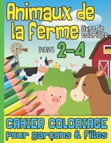 Animaux De La Ferme Livre de Coloriage Enfants 2-4