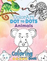 ColorArt Dot to Dot Animals Coloring Book