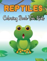 Reptiles Coloring Book For Kids