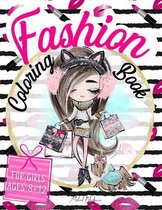 Fashion Coloring Books for Girls Ages 8-12