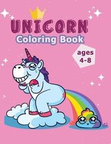 Unicorn Coloring Book ages 4-8