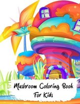 Mushrooms Coloring Book for kids