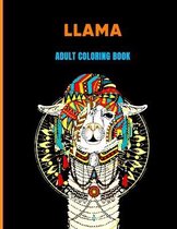 Llama Adult Coloring Book: Adult llama coloring book