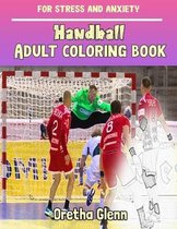 HANDBALL Adult coloring book for stress and anxiety