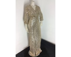Goude jurk met pailletten | bol.com