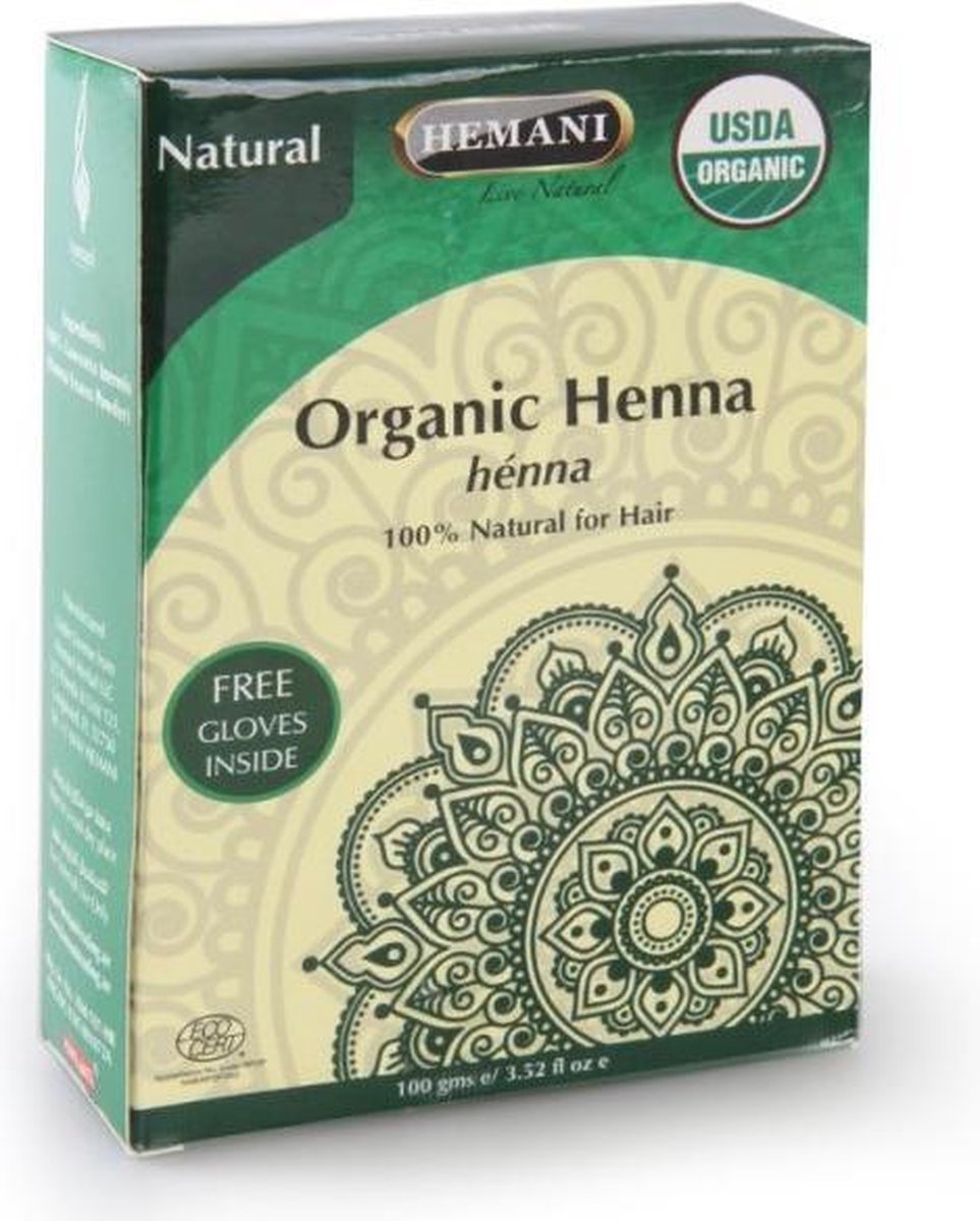 Hemani organische henna met neutrale kleur voor elke haarkleur