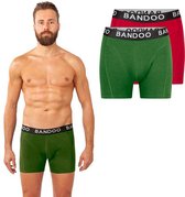 Oskar Rood / Groen (2-Pack) Boxershorts, Maat XXXL