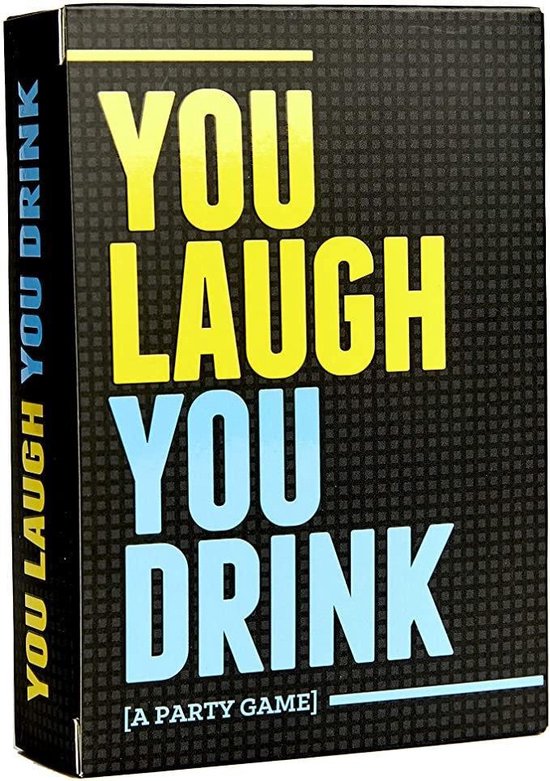 You Laugh You Drink - Kaartspel - Party Game - Drankspel - Engelstalig - DSS Games