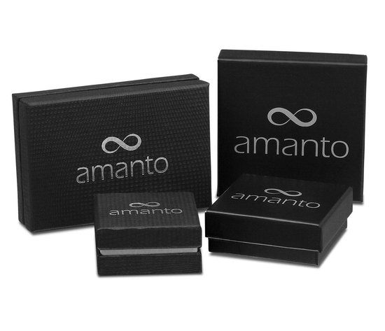 Collier Amanto Bo - Femme - Acier 316L - Main de Fatima - Medaillon - 32 x 35 mm - 50 cm