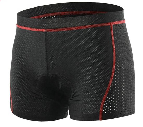 Fietsonderbroek Dames Heren Met zeem - Unisex - Fietsondergoed Heren Met zeem - Fietsondergoed Dames zeem - Racefiets Accessoires Kleding - Wielrennen Broek - Fietsen - Unisex - XL (taille 90-96 cm) van Merkloos — afbeelding 4