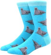 Sokken heren blauw zeehond 38-44
