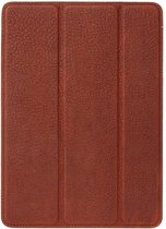 DECODED Slim Cover - Hoogwaardig Full-Grain Leren Book Case, Multi-Stand Hoes geschikt voor iPad (8th gen) / (7th gen) - Kaneelbruin