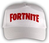 Witte Pet met Rood “ Fortnite “ Logo