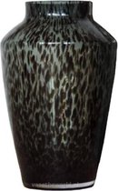 Hudson Cheetah Vaas Black | Grey |  Ø22.5 cm – H35 cm | Vase The World | Grijs |