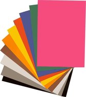 Grandes feuilles de XL Craft Card - Surprise Card - Hobby Card - Photo Card - 50x70 cm - 10 grandes feuilles colorées - Livraison gratuite