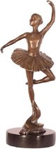 Beeld Ballet danseres - decoratief - Brons Sculptuur - 32,5 cm hoog