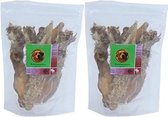 Natuurlijke Hondensnack - Konijnenoren met vacht - 2 zakjes à 100 gram