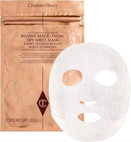 Charlotte Tilbury Instant Magic Facial Dry Sheet Mask - masker gezond,  glanzend en... | bol