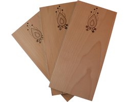 Rookplankje Western Red Cedar van het VUUR LAB. 3 stuks