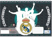 Real Madrid Kleurblok Campeones 23 X 33 Cm Zwartgroen