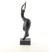 Beeld brons - Marokaanse Danseres - decoratief - Brons Sculptuur - 67,8 cm hoog