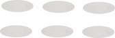 Assiettes Assiettes plates (6 pièces) - Ø27cm - Grandes Assiettes - Porcelaine Wit