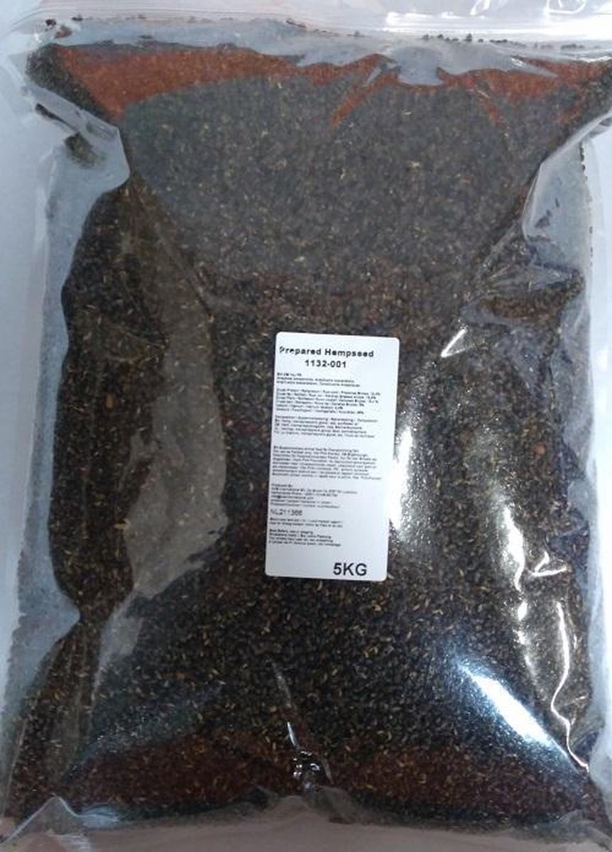 Hennepzaad 5KG | Karper Aas | Kant en klaar