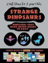 Craft Ideas for 5 year Olds (Strange Dinosaurs - Cut and Paste)
