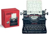 Typewriter Jiggie Puzzle: Die-Cut 86-Piece Jigsaw