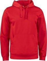 Clique Basic Active Hoody rood m