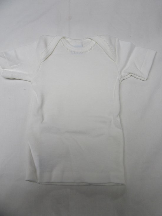 Petit Bateau - 3 pack - Onderhemdje korte mouw - Wit - 3 maand 60
