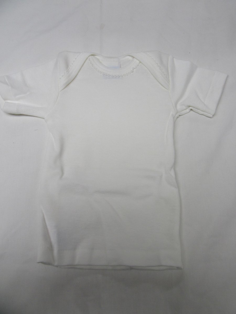 Petit Bateau - 3 pack - Onderhemdje korte mouw - Wit - 3 maand 60
