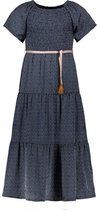 NONO Meisjes jurken & tunieken NONO Malia maxi-dress s/sl AOP dots-sati Navy Blazer 110