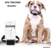 GPS Tracker Huisdier hond/kat zonder abonnement/ werkt op internet van simkaart - voor alle huisdieren: hond en kat - Werkt zonder abonnement maar mét simkaart! - Waterdicht