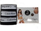 Calvin Klein dames set bustier short en string zwart U2664GLPF, maat L