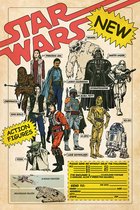 Star Wars poster - Darth Vader - Boba Fett - Yoda - 61 x 91.5 cm.