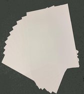 Grote vellen XL Knutselkarton - Surprisekarton - Hobbykarton - Fotokarton - 50x70 cm - 10 witte vellen - Gratis Verzonden