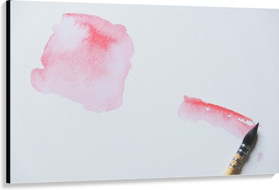 Canvas - in Roze - 150x100cm Foto op Schilderij (Wanddecoratie... |