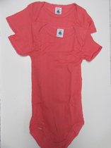 petit bateau , 2 pack , body set , fuchia , meisje , korte mouw , zomer, 18 maand  81