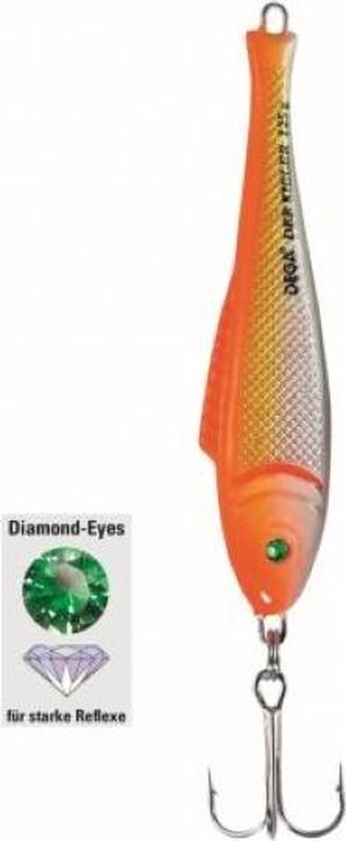 Jenzi Pilker "Oranje Killer" - 125 gram - oranje - crystal eye