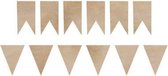 Kaisercraft wood flourish 2x2cm x12 pennants