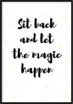 Poster Sit Back - 50x70 cm - Wc Poster - WALLLL
