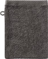 Seahorse Pure washand 16x21 cm - Set van 5 - Bruin / Basalt