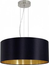 WOONENZO - Hanglamp Lois - hanglampen - hanglamp zwart - hanglamp eetkamer