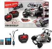 Dickie Toys RC G-Wolf Raceauto + Licht Zilver/Zwart