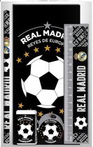 Real Madrid Schrijfset Junior Zwart/wit 5-delig