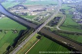 Schilderij Houtense brug A27 - Forex - Rijnkanaal - 60 x 40 cm