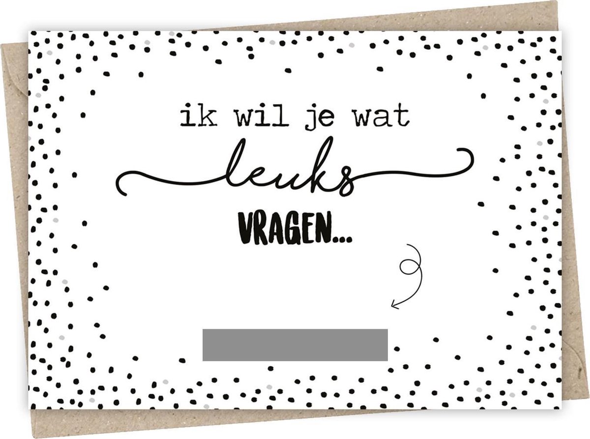 Kraskaart "Getuige" - Wil je mijn getuige zijn? - Getuige vragen