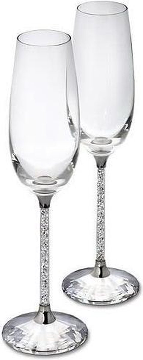 Swarovski Crystalline Champagneglas - 2 stuks | bol